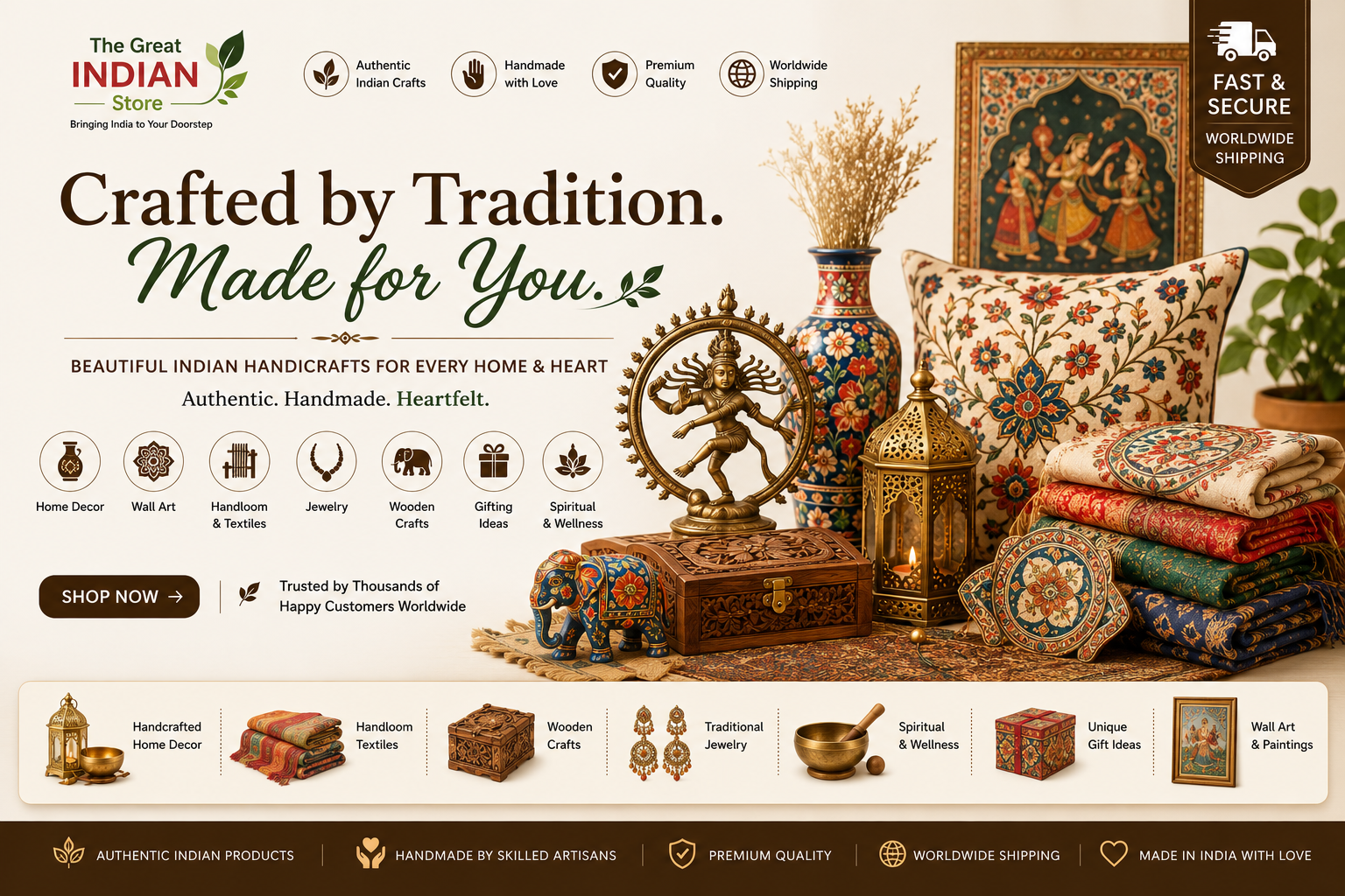 Indian Handicrafts | Home Décor, Artisan Gifts & Traditional Crafts