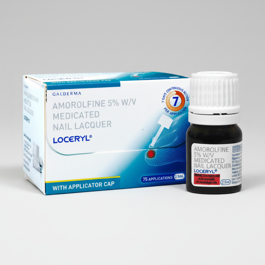 Loceryl Nail Lacquer 5% | Antifungal Treatment for Nail Fungus (Onychomycosis)