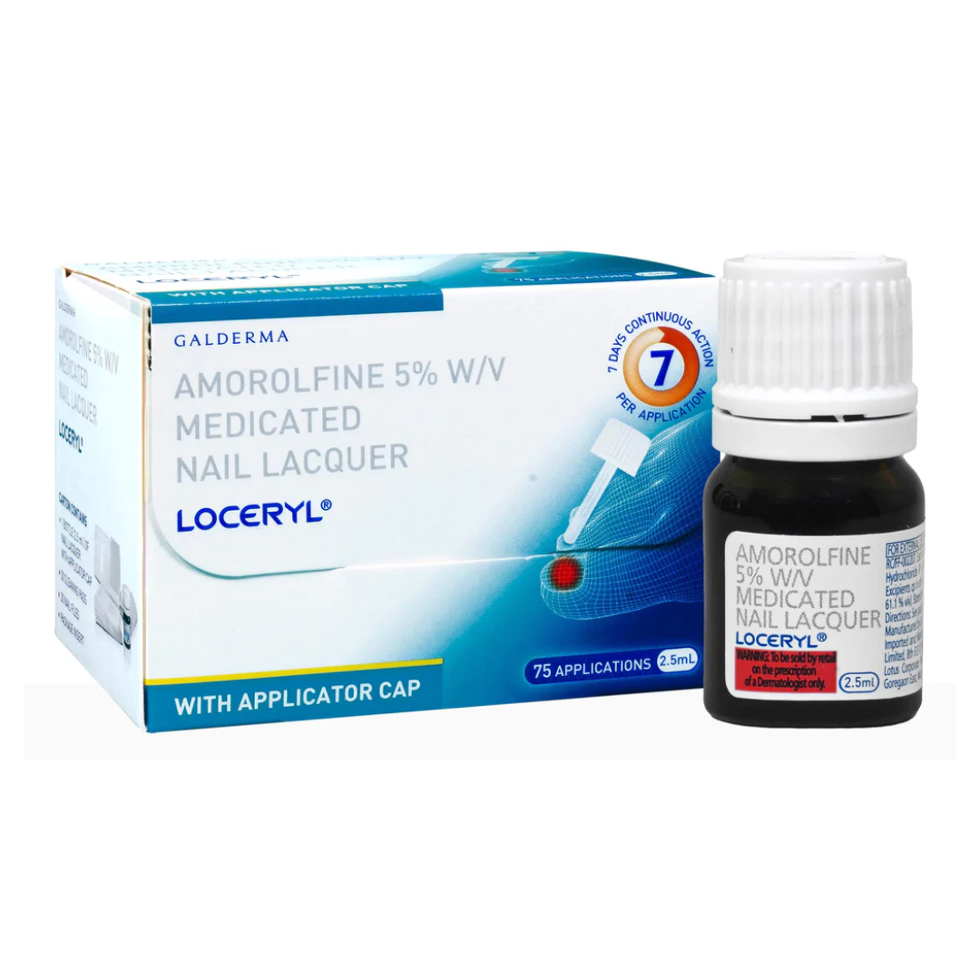 Loceryl Nail Lacquer 5% | Antifungal Treatment for Nail Fungus (Onychomycosis)