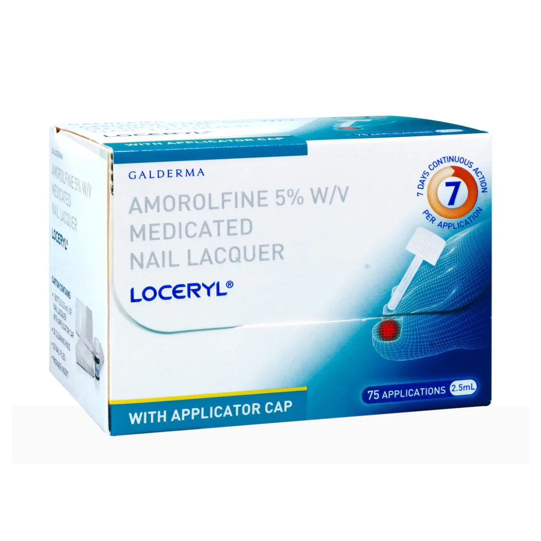Loceryl Nail Lacquer 5% | Antifungal Treatment for Nail Fungus (Onychomycosis)