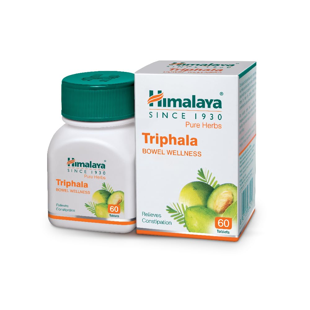 Himalaya Wellness Triphala Bowel Wellness |Relieves constipation| - 60 Tablets
