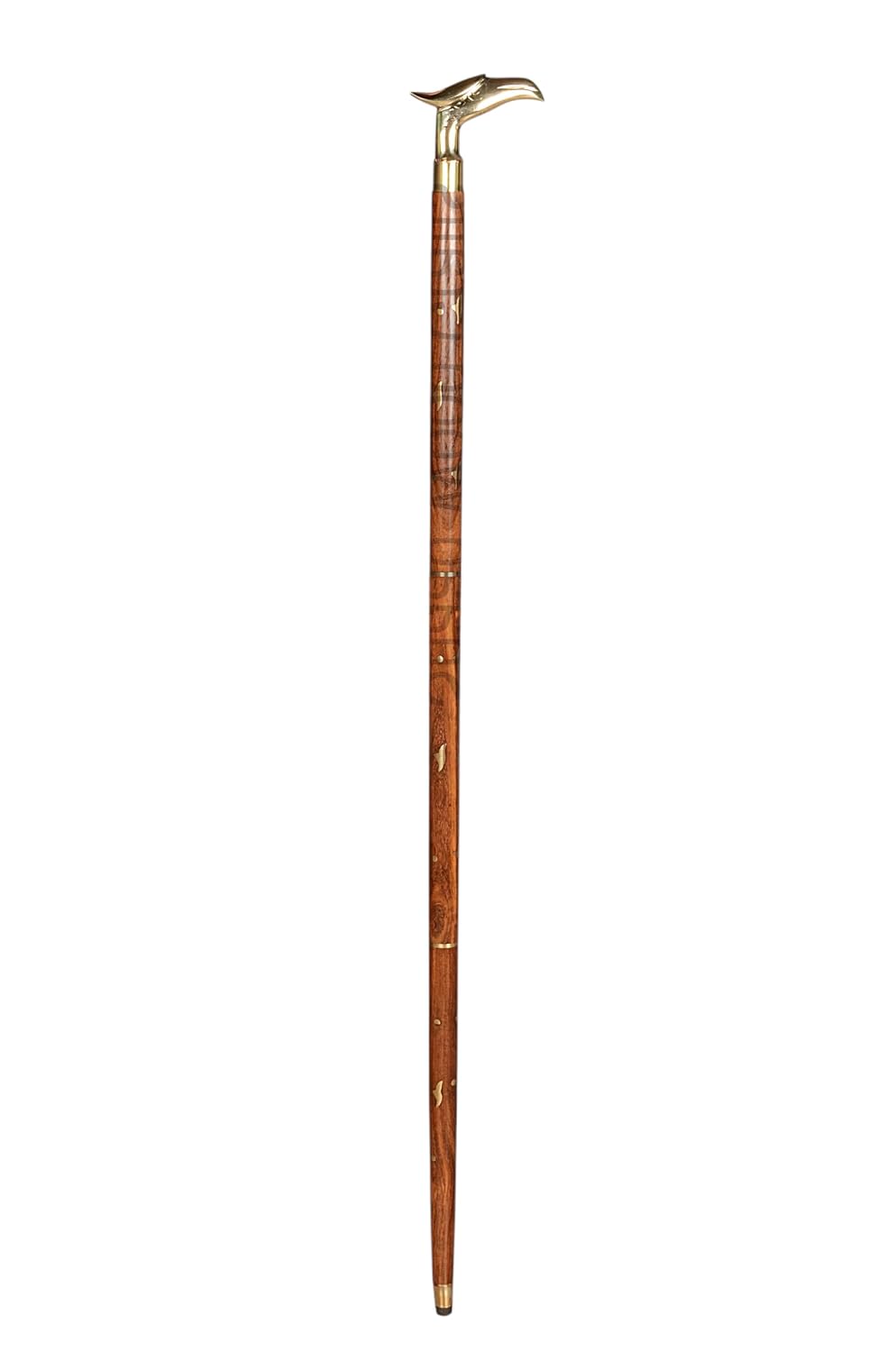 Premium Antique Wooden Walking Stick for Men,Women and Old People (Color-Brown), (Length 36 INCH)
