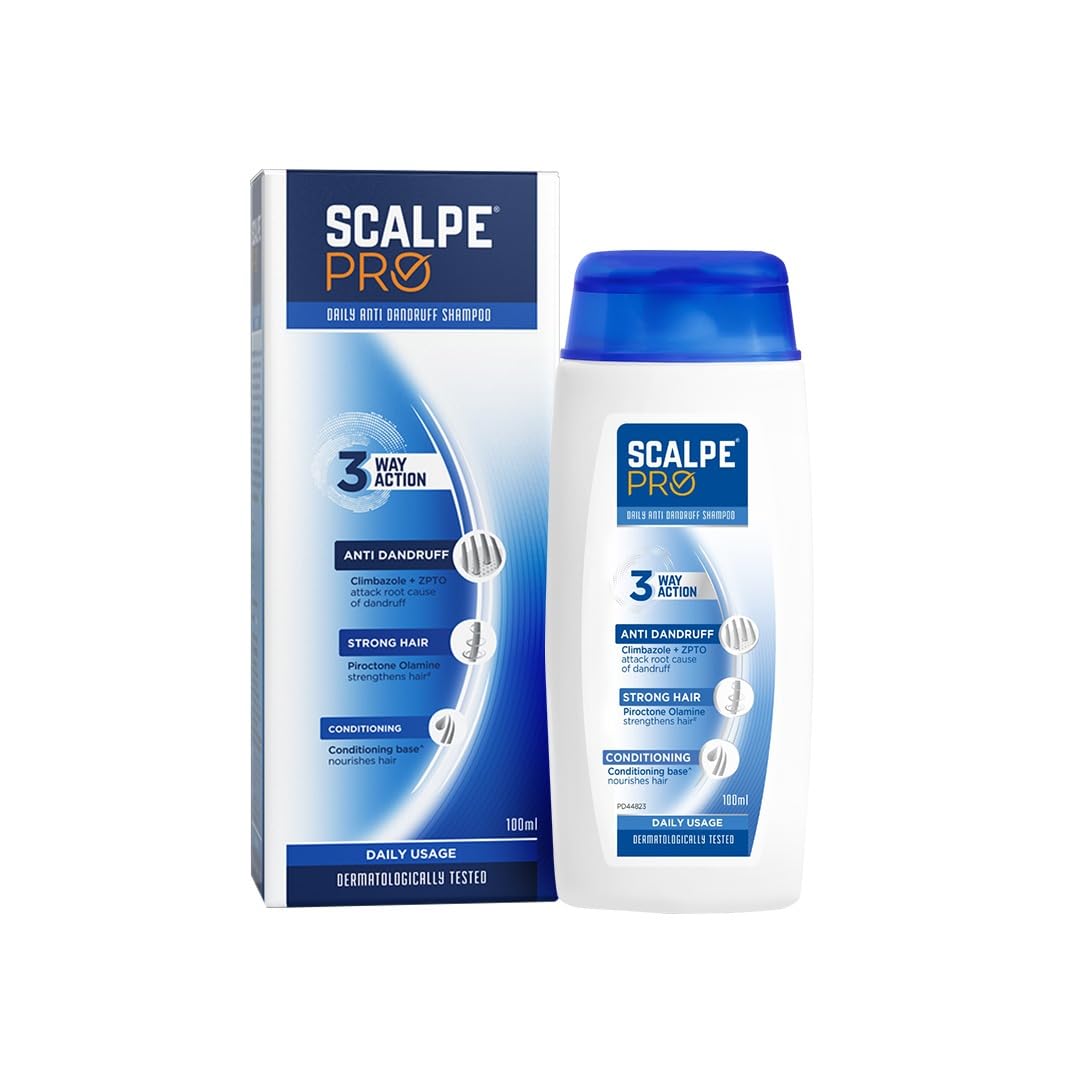 Scalpe Pro Daily Cleansing Shampoo 100ml (Pack of 2) – Gentle Hair & Scalp Cleanser for Everyday Use – Fresh & Lightweight Formula