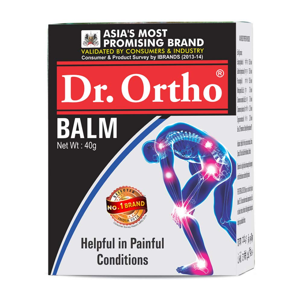 Dr Ortho Herbal Massage Balm 40gm (Pack of 2) – Ayurvedic Body Balm for Daily Comfort & Relaxation – External Use