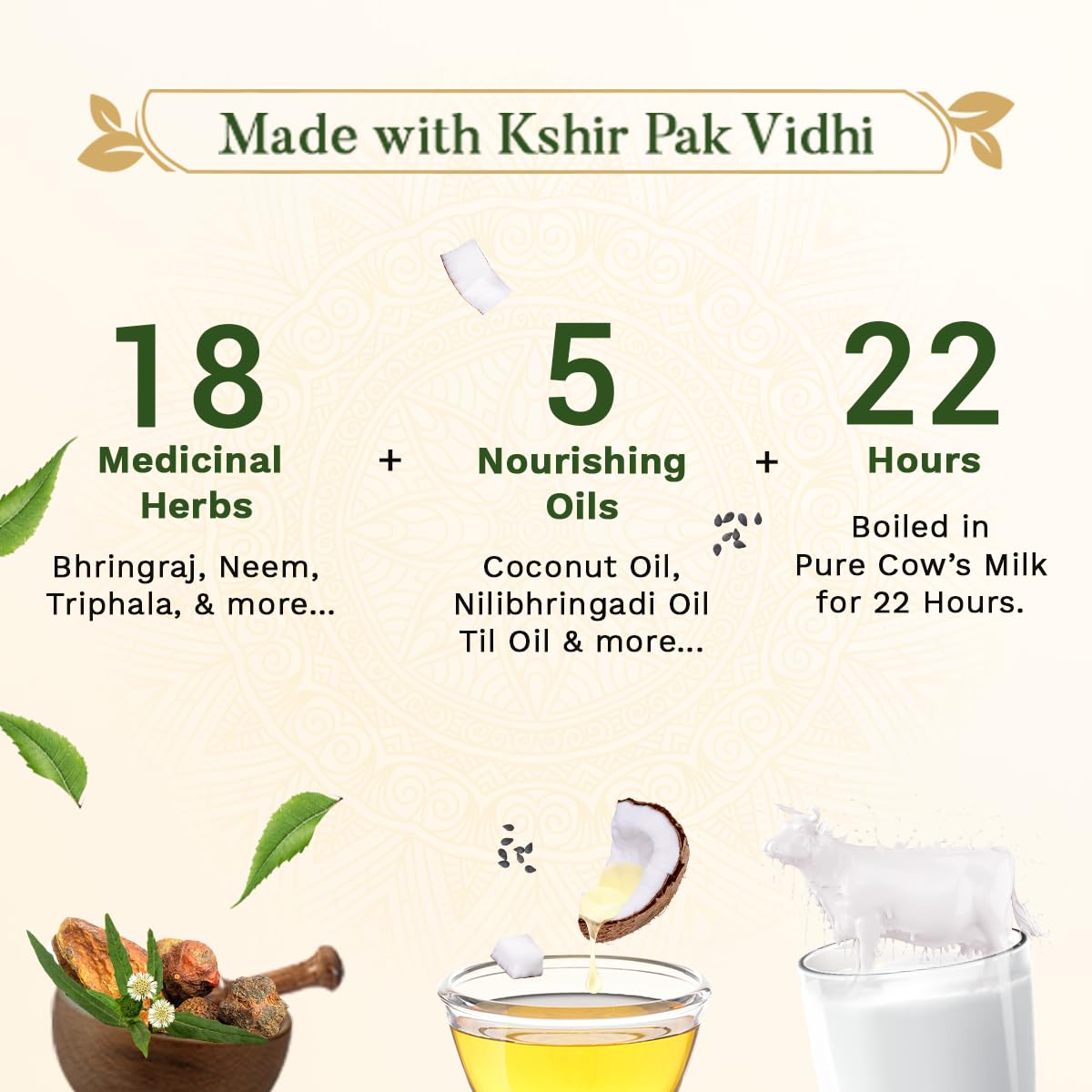 SESA Ayurvedic Hair Oil With Bhringraj & 17 Rare Herbs With Coconut Oil and 4 Nourishing For Hair Growth Help Control Hair Fall with Easy Applicator For Women and Men (200 ml)