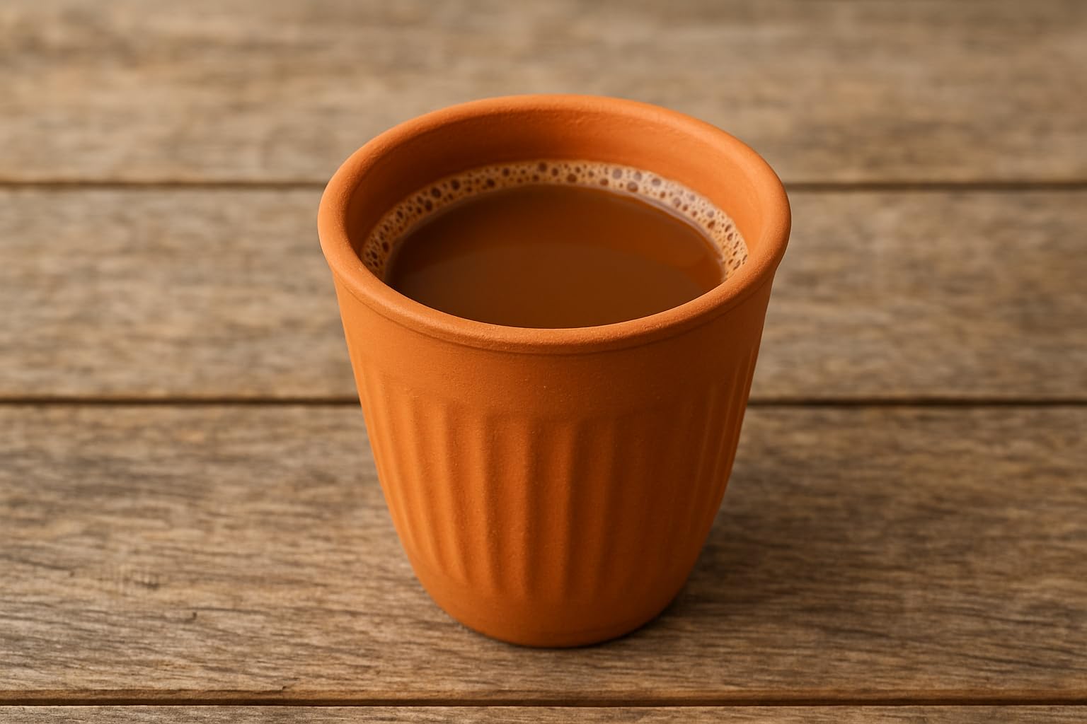 Clay Kulhad, Traditional Indian Desi Chai |Tea Cup/Glass|Handcrafted Brown Kulhad|Kullad Tea Cups (Brown)|Tea Kullad (6)