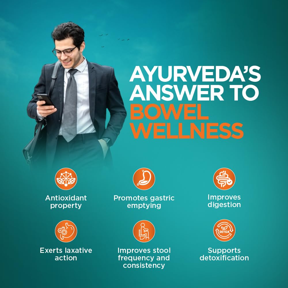 Himalaya Wellness Triphala Bowel Wellness |Relieves constipation| - 60 Tablets