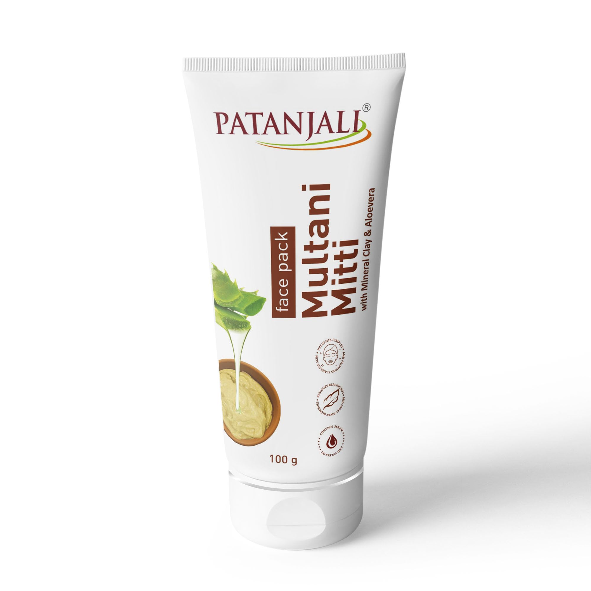 Patanjali Multani Mitti Face Pack 100g