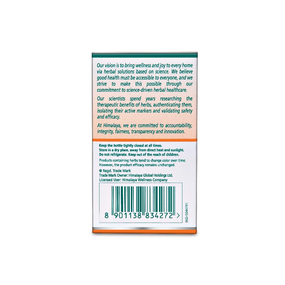 Himalaya Wellness Triphala Bowel Wellness |Relieves constipation| - 60 Tablets