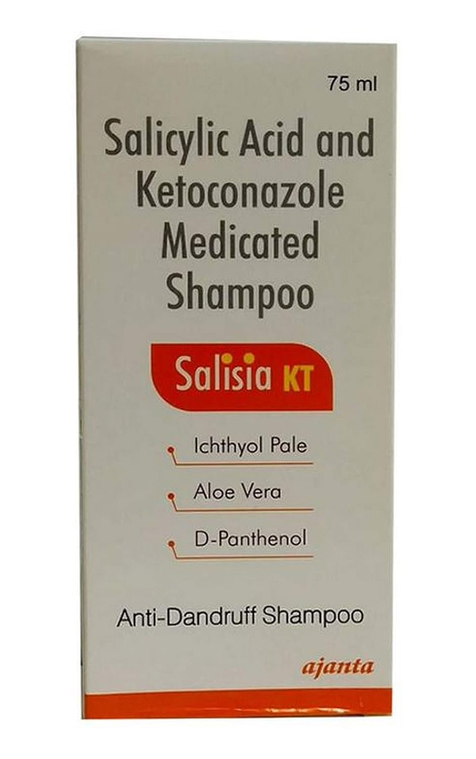 Salisia KT Dandruff Shampoo 75ml – Anti-Dandruff & Scalp Soothing Shampoo