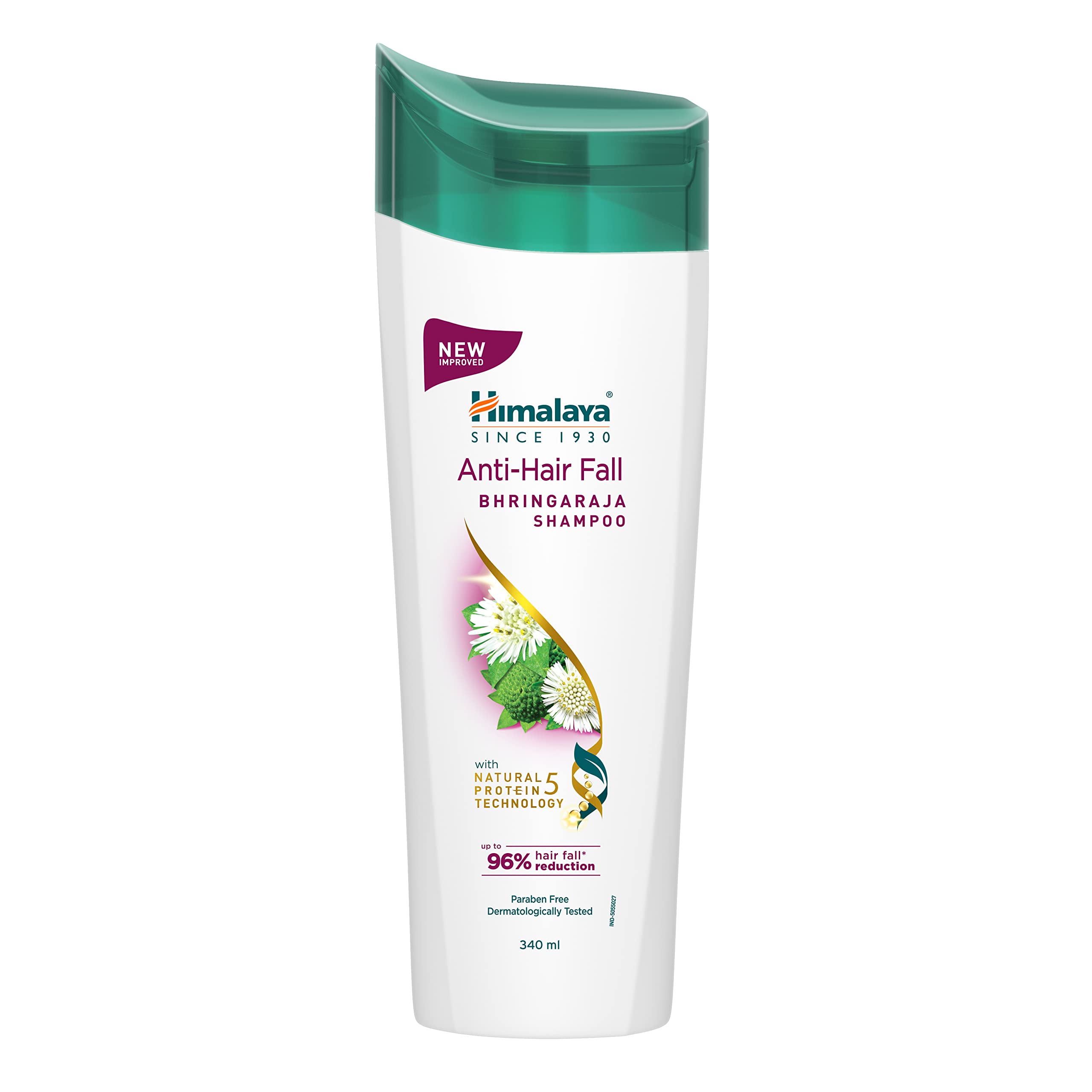 Himalaya SINCE 1930 Himalaya Anti-Hair Fall Bhringaraja Shampoo, Reduces Hair Fall, Makes Hair Healthy, With Bhringaraja & Palasha,For Men And Women, 340Ml