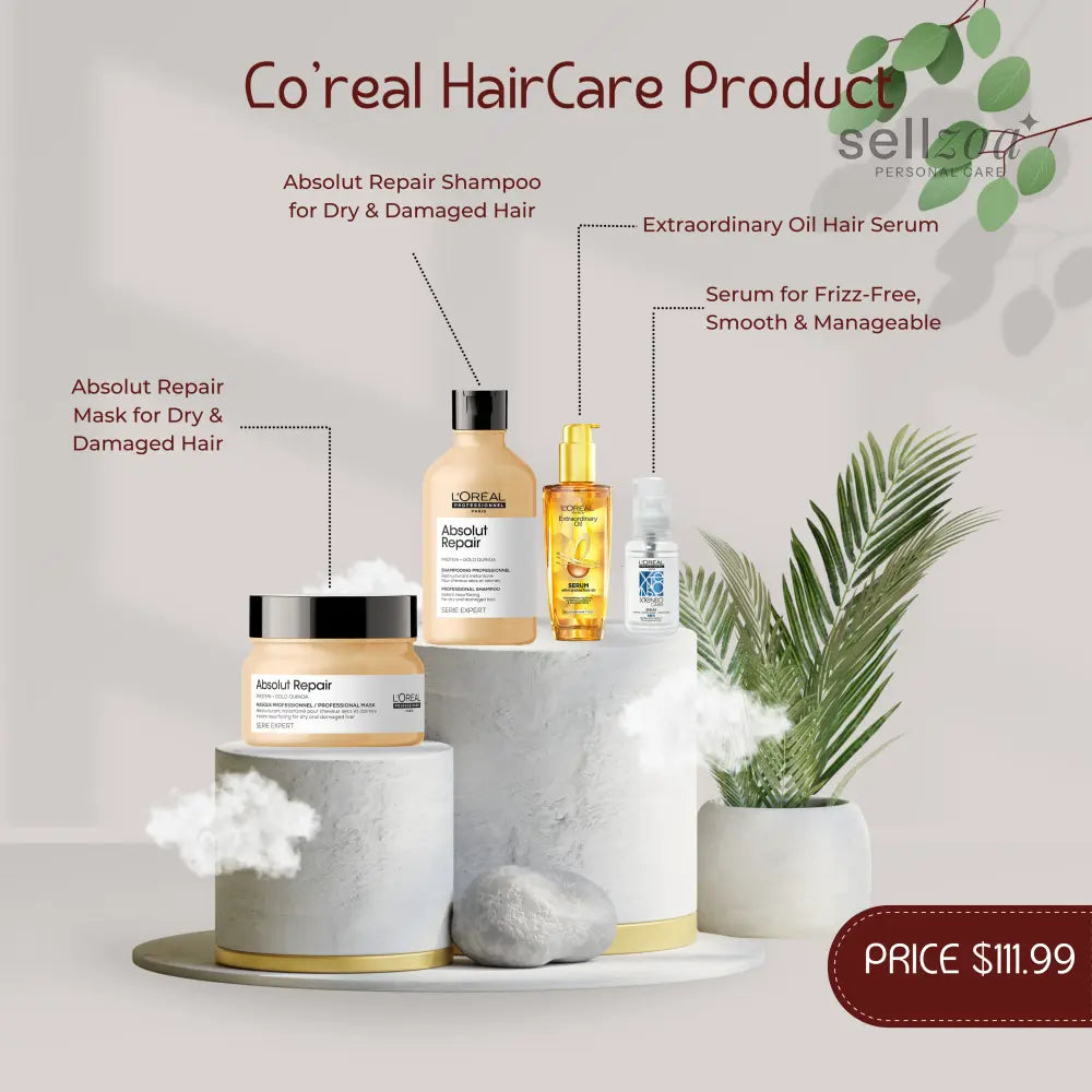 loreal-professional-hair-care-combo-absolute-repair-mask-shampoo-193 - Sellzoa