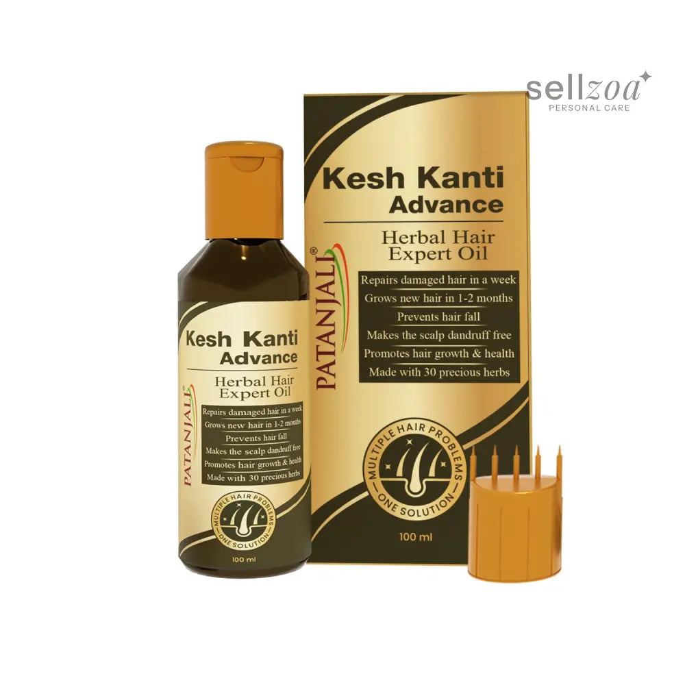 patanjali-kesh-kanti-advance-herbal-hair-expert-oil-100ml-pack-of-2-862 - Sellzoa