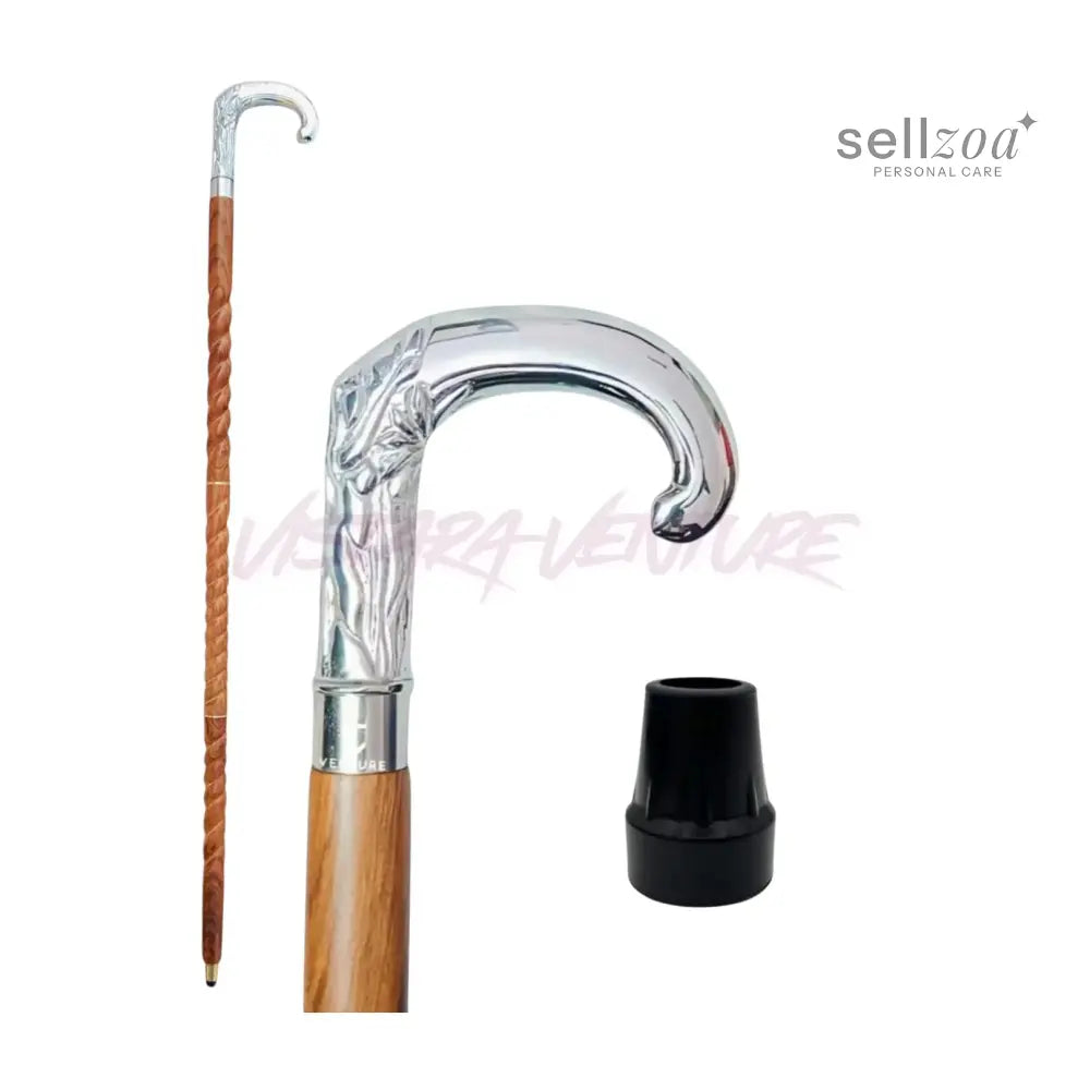 walking-cane-with-brass-handle-handmade-36-wooden-stick-for-men-691 - Sellzoa